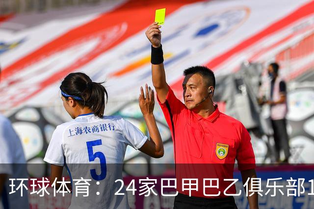 环球体育：24家巴甲巴乙俱乐部11月30日起或受罚